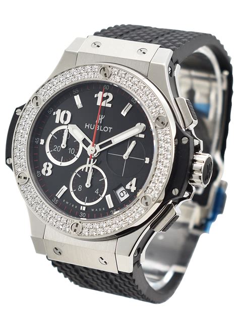 diamond studded hublot watch|hublot big bang diamond bezel.